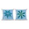 Stupell Industries Whimsical Flower Shapes 2pc Decorative Printed Pillow Set design by Liz Jardine, 18 x 7 x 18